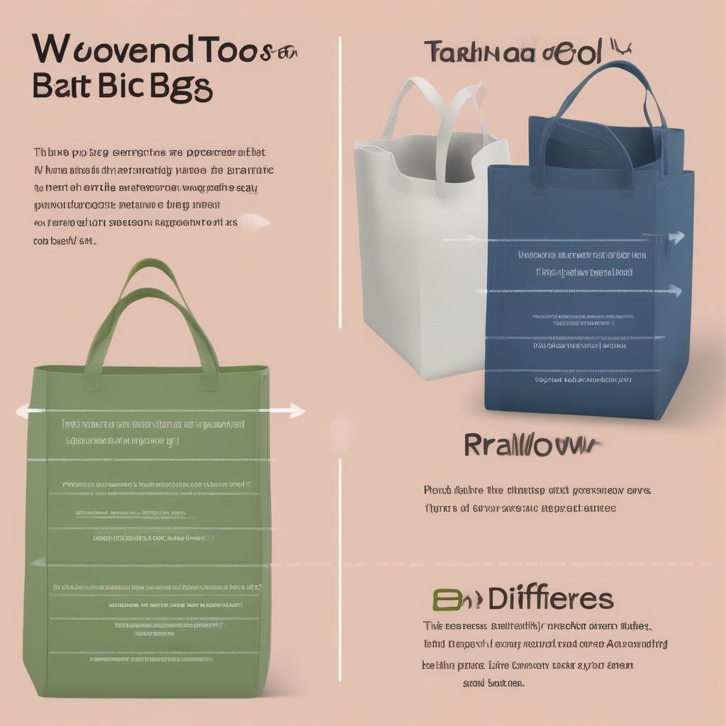 Comparison Chart of Woven vs. Non-Woven Tote Bags