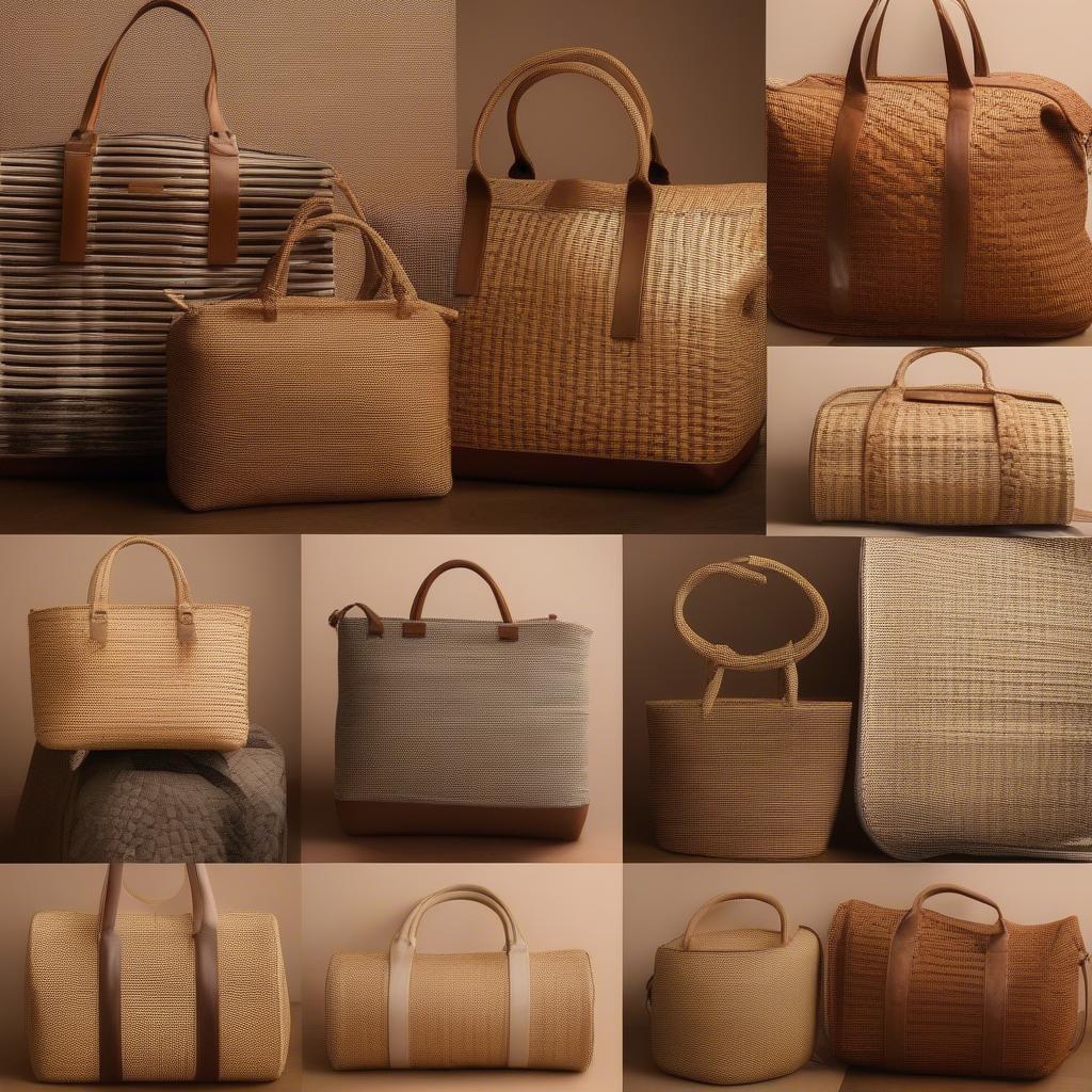 Woven Weekender Bag Materials: Wicker, Rattan, and Synthetic Options