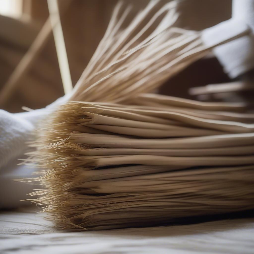 Wrapped Reed for Basket Making