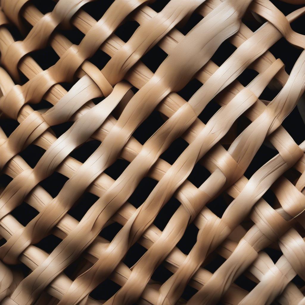 Close-up of a Y-Weave Basket