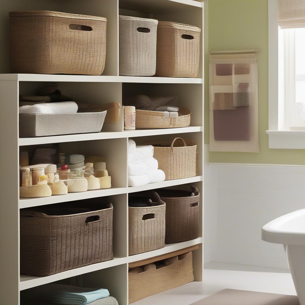 Creative Storage Solutions Using Y Weave Baskets