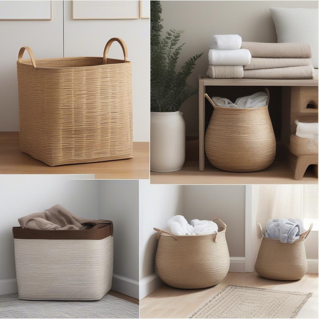 Y-Weave Basket Storage Ideas