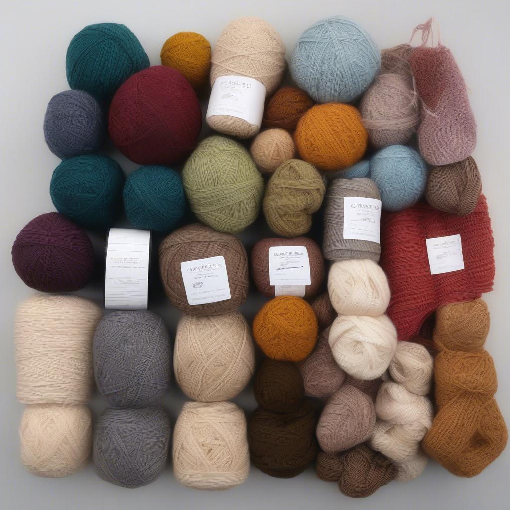 Variety of Yarn Options for Basket Weave Crochet