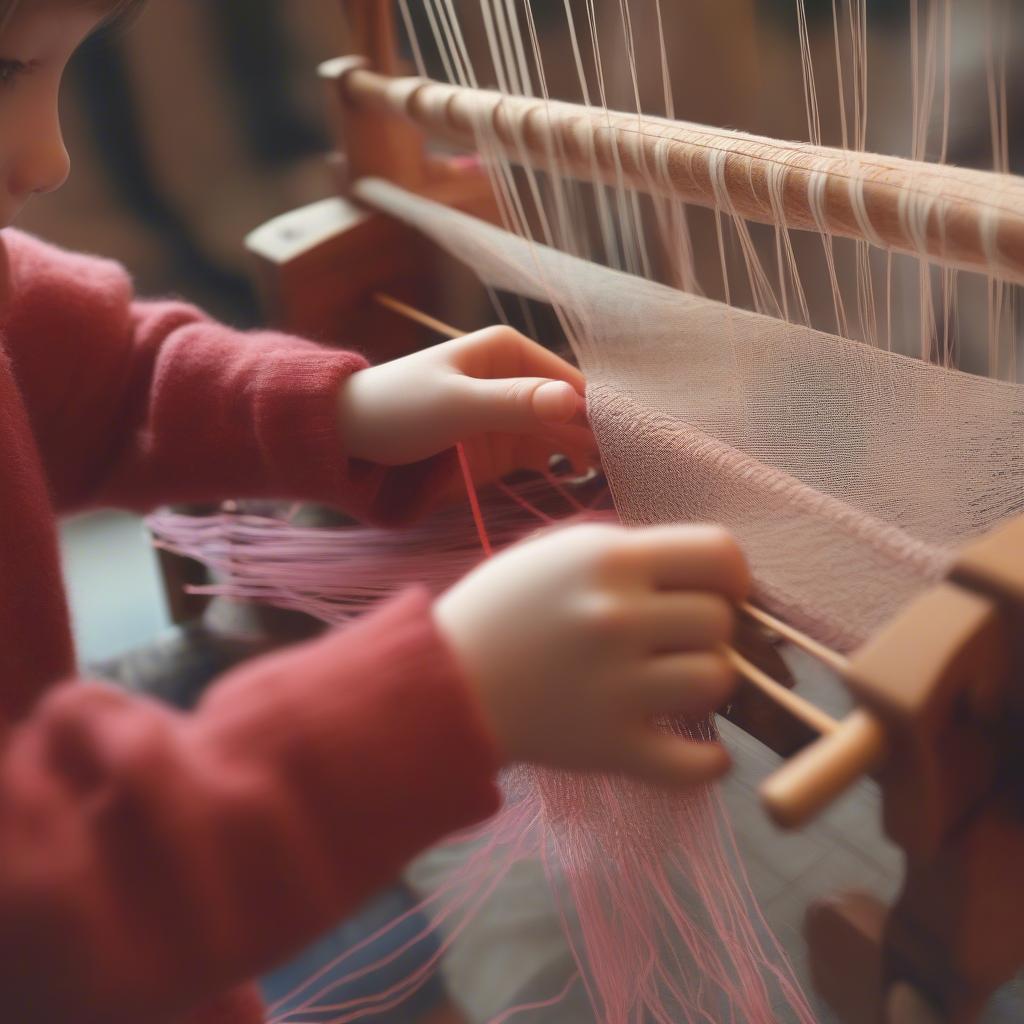 Yarn Weaving for Enhanced Fine Motor Skills