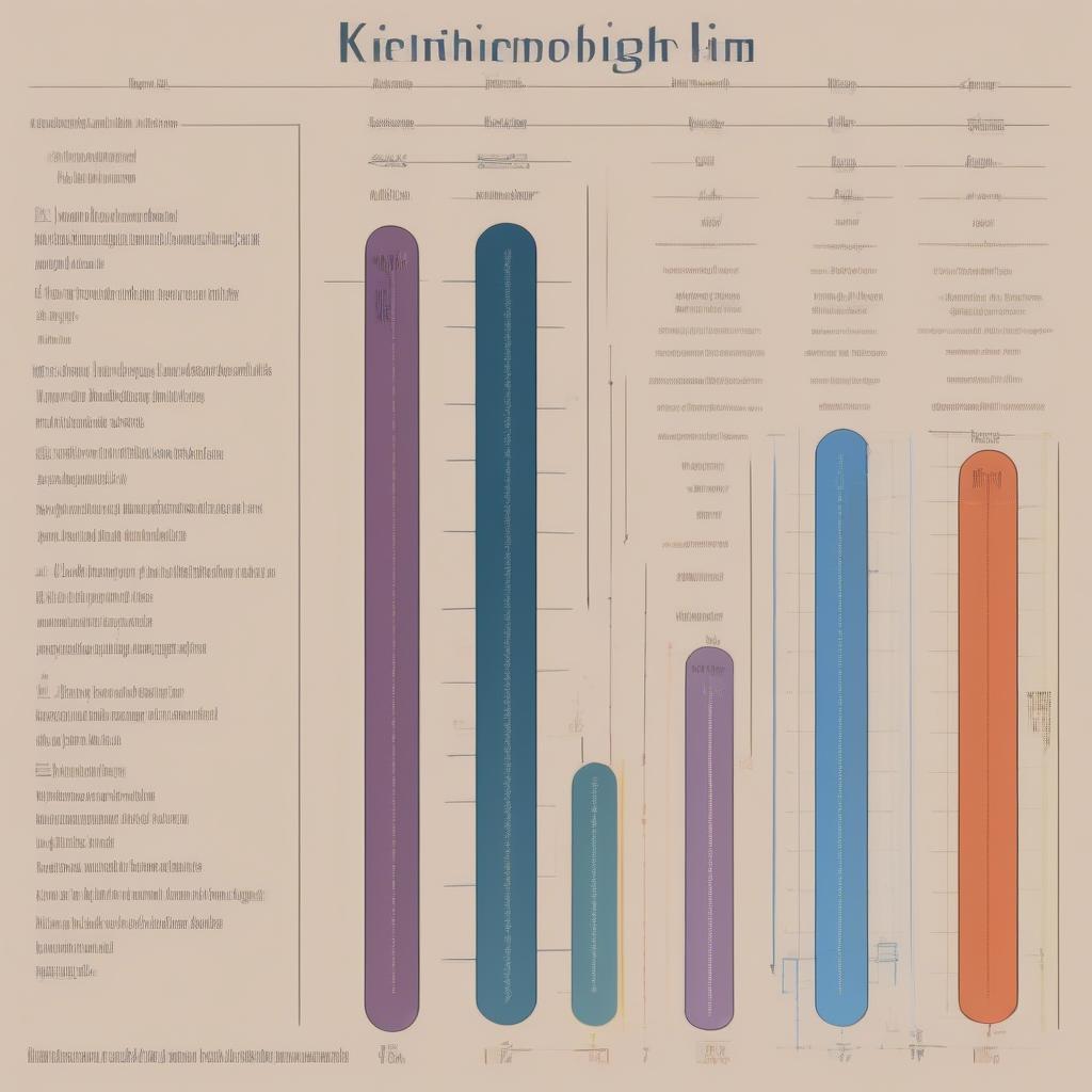 Chart showing recommended needle sizes for different yarn weights