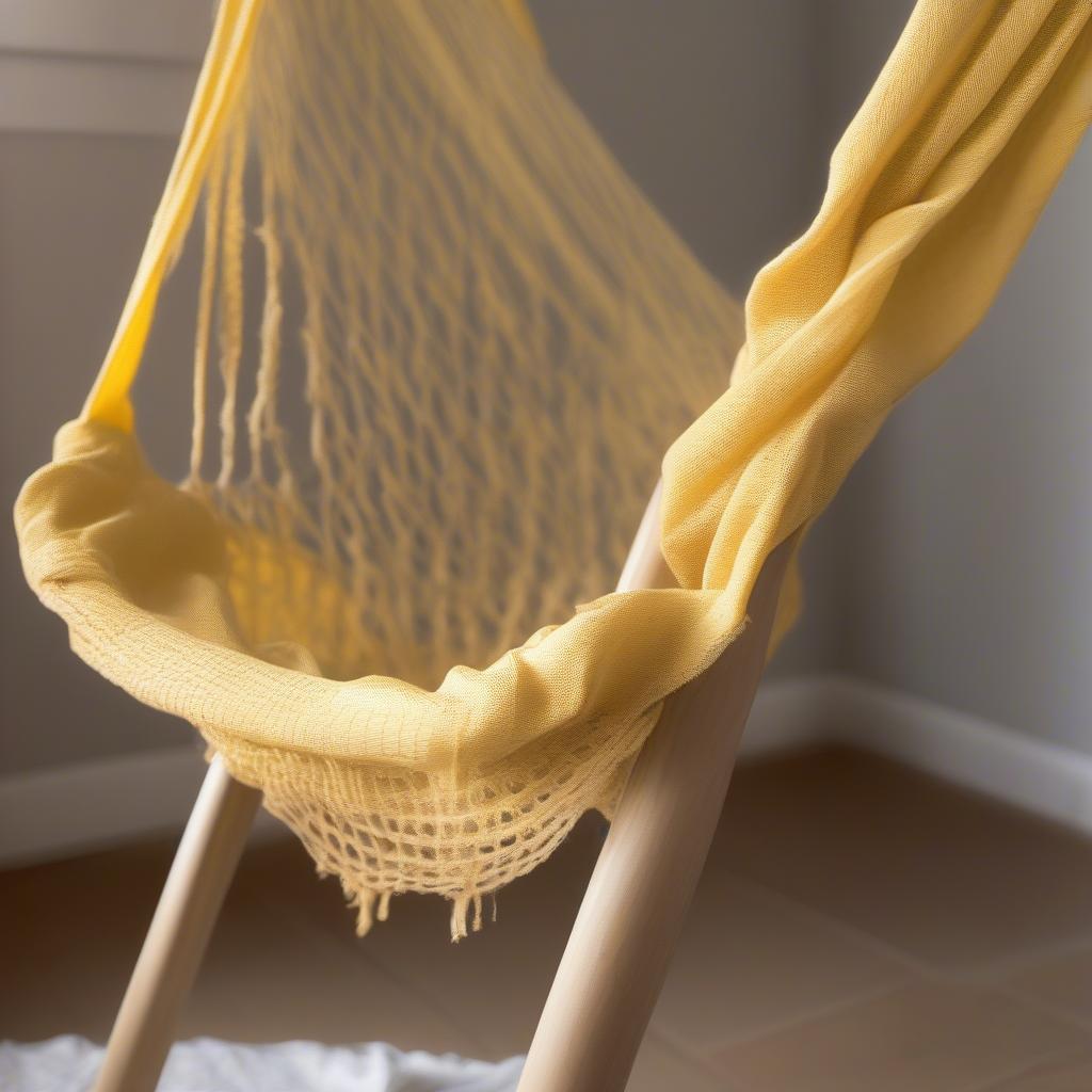 Caring for Your Yellow Hammock Weave Chair