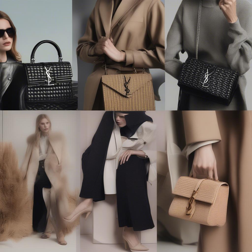 YSL Woven Bag Styling Options