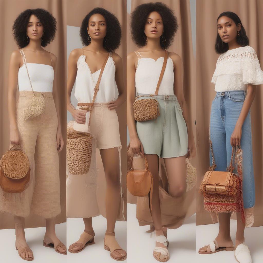 Zara Woven Crossbody Bag Styling Ideas