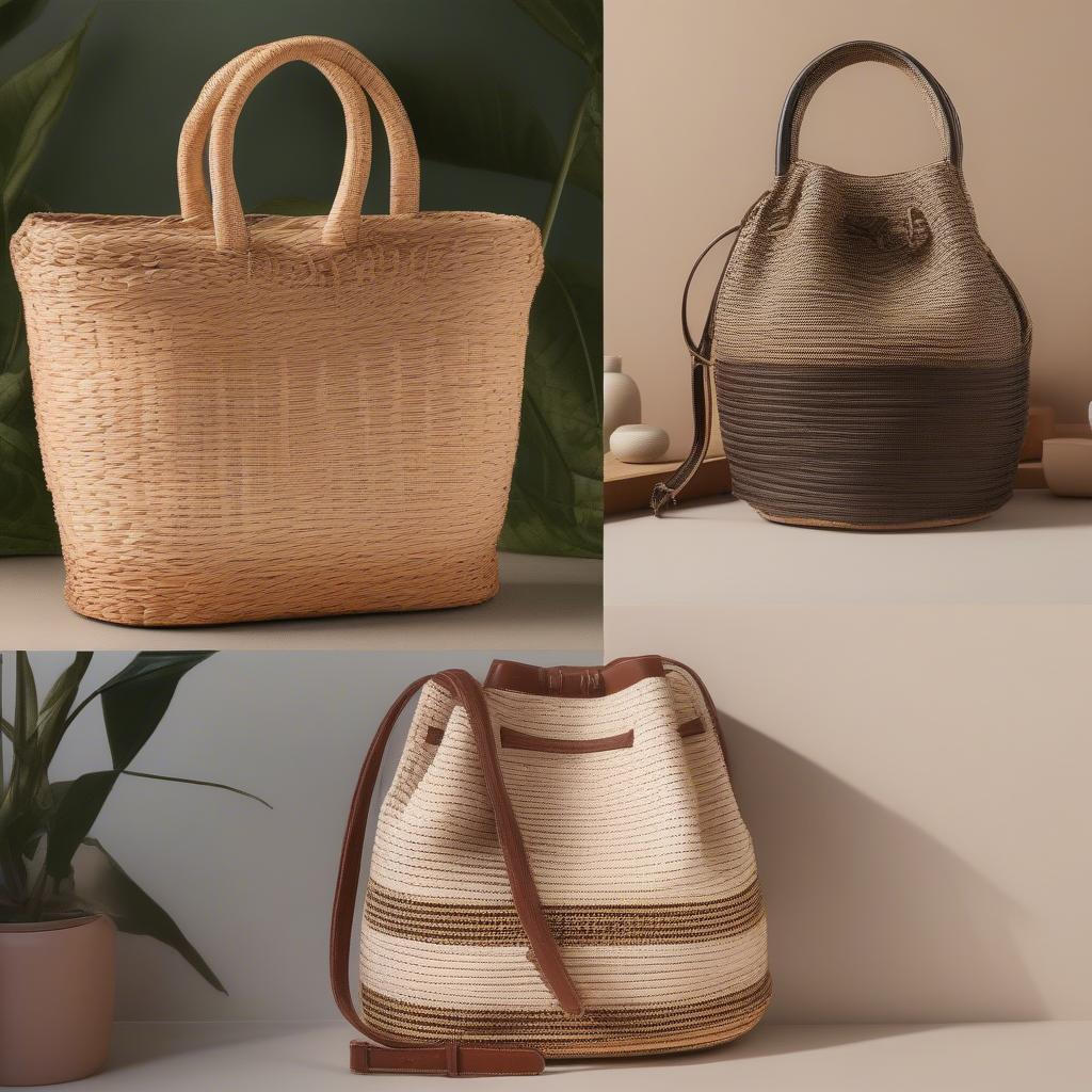 Zoie Bucket Bag Material Comparison